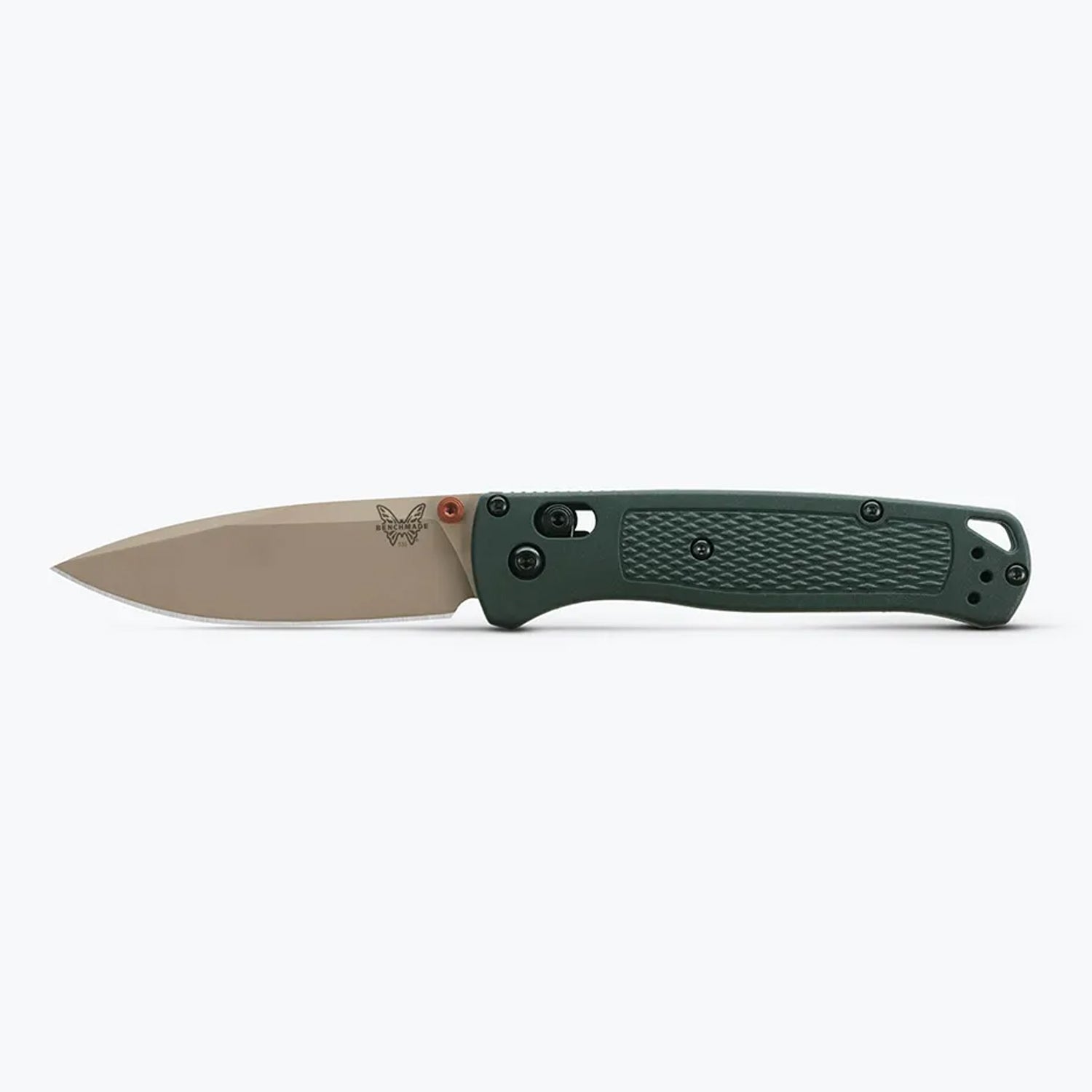 Limited release for&nbsp;2026 Season 1 - The Bugout&nbsp;gets a seasonal refresh with a Taiga Green Grivory® handle and McMillan Tan Cerakote blade. Paired with Burnt Copper accents, this limited variant is built for adventure while keeping weight to a minimum. Tip-down black oxide mini deep carry clip. Made in U.S.A. www.defenceqstore.com.au