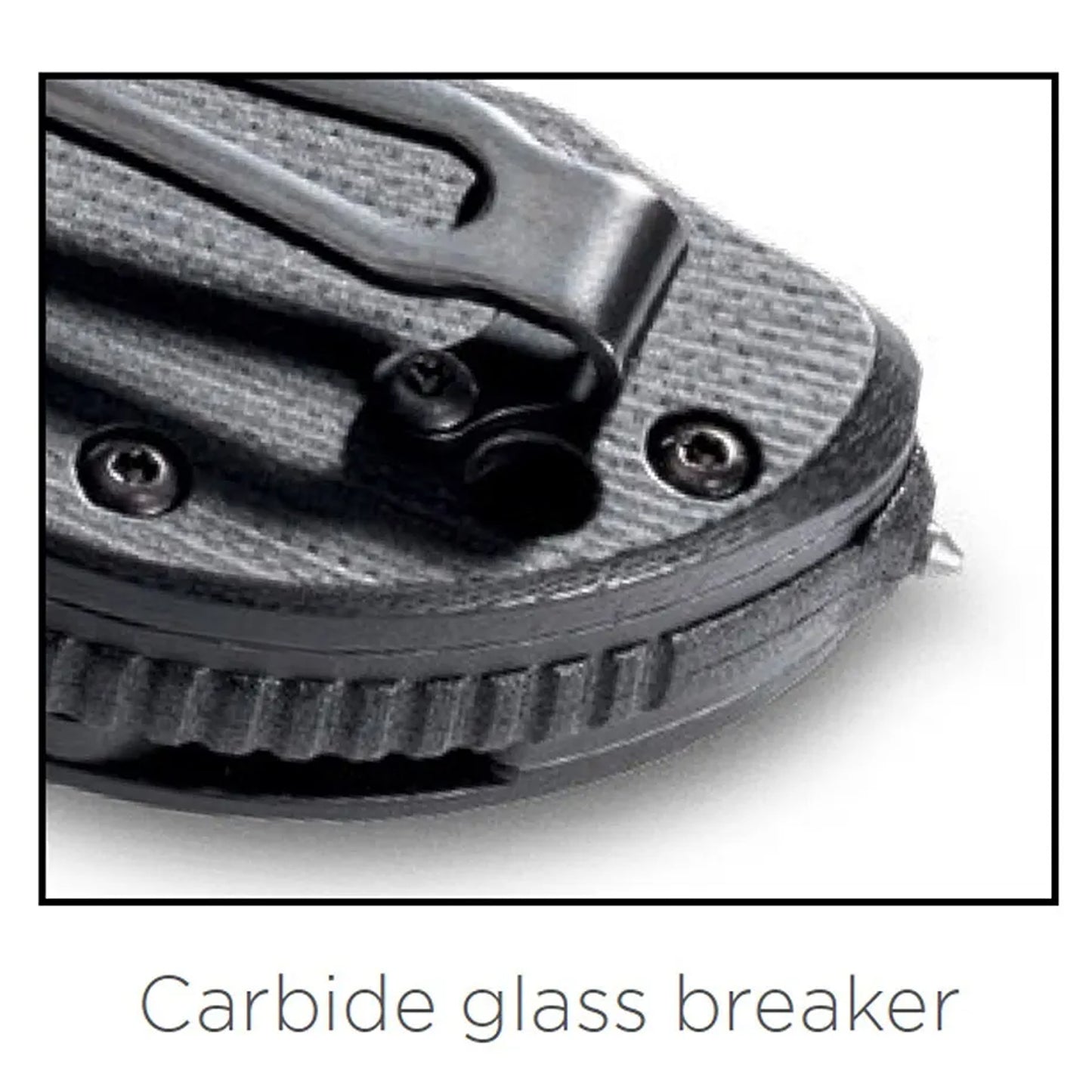 This 916 Triage® knife has all of the great features of Benchmade's&nbsp;original Triage rescue tool, and the added safety-utility benefit of the opposing bevel blunt tip blade.&nbsp;This dynamic triple utility tool includes part serrated knife, safety hook /strap cutter and carbide glass breaker. www.defenceqstore.com.au