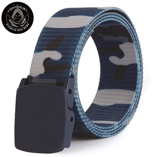 Nothing worse than having to take your belt off at the airport, this belt is the solution as it has no metal in it's design and is very solid and sturdy.&nbsp; This is also a good belt for out in the field as it sits really tight when done up unlike other non clipped belts that can lengthen when worn over time. www.defenceqstore.com.au