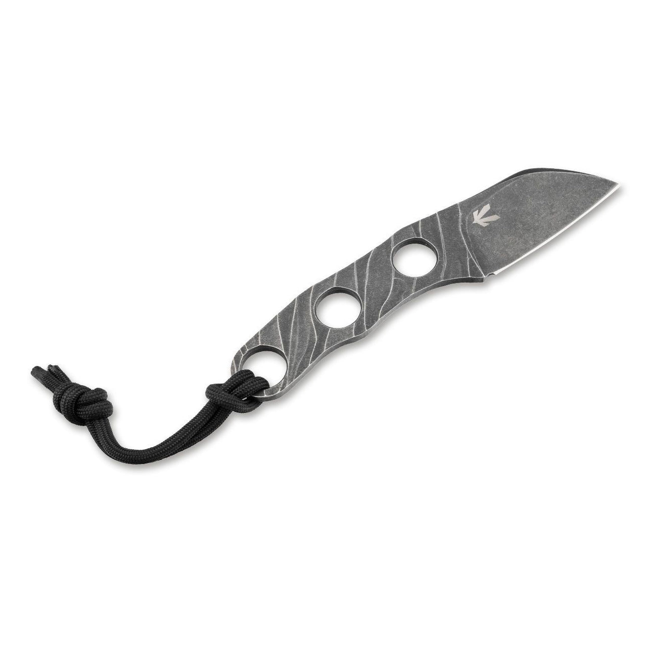 The Boker Plus Kazhan designed by Alexander Krava is a handy neck knife with a short sheepfoot blade that is ideal as a backup knife for everyday use due to its light weight. The young knifemaker from Lviv, Ukraine, places particular emphasis on the aesthetics of his designs, which are convincing not only as reliable tools but also as high quality accessories. The skeletonised Kazhan is made of D2 with a dark stonewash finish. www.defenceqstore.com.au
