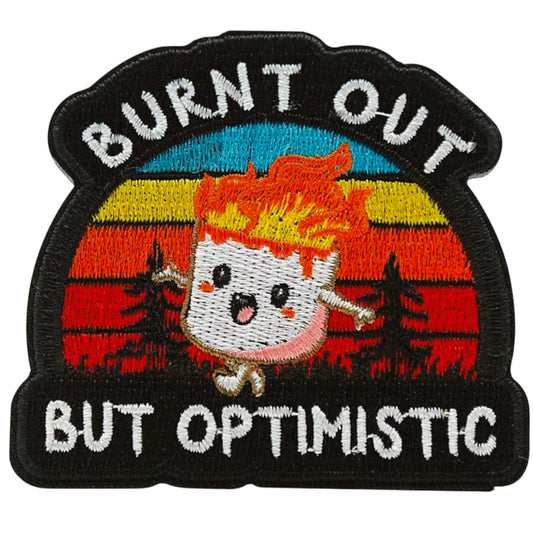 Burnt Out Morale Patch Velcro Backed, measuring 7.5x6.7cm, is a striking and durable addition to personalize your gear with style and toughness. Crafted with high-quality embroidery, this patch features a versatile pattern that blends seamlessly with various tactical and outdoor equipment. www.defenceqstore.com.au