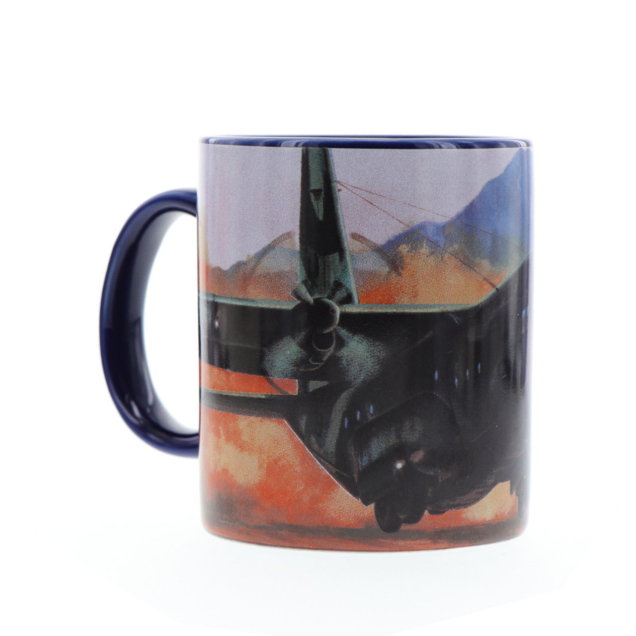 With a beautiful depiction of the workhorse C-130 Hercules and a schematic of the aircraft in the base, this mug is both eye-catching and unique. Made from durable ceramic with an easy-grip handle and scratch-resistant finish, it is perfect for enjoying hot or cold beverages. www.defenceqstore.com.au