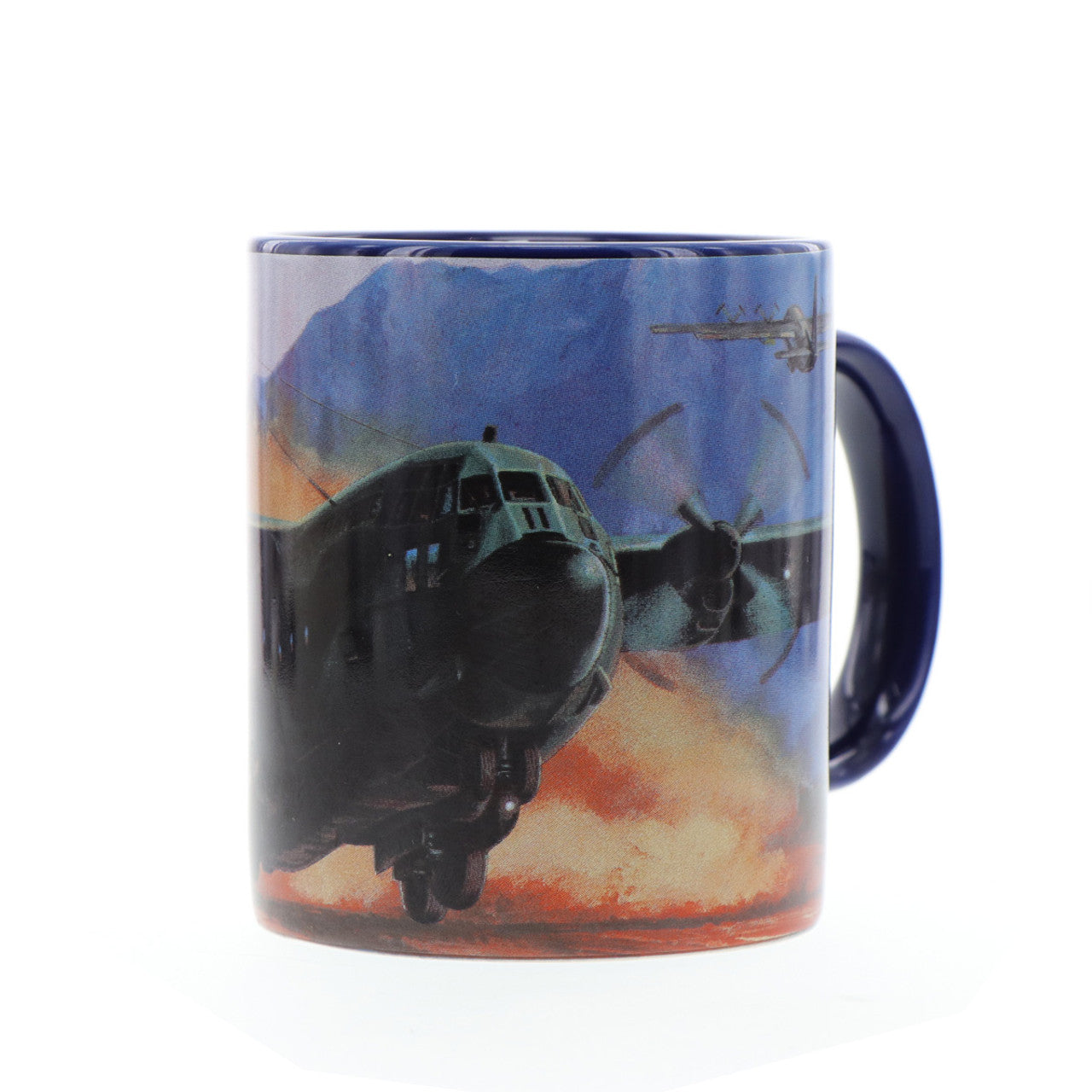 With a beautiful depiction of the workhorse C-130 Hercules and a schematic of the aircraft in the base, this mug is both eye-catching and unique. Made from durable ceramic with an easy-grip handle and scratch-resistant finish, it is perfect for enjoying hot or cold beverages. www.defenceqstore.com.au