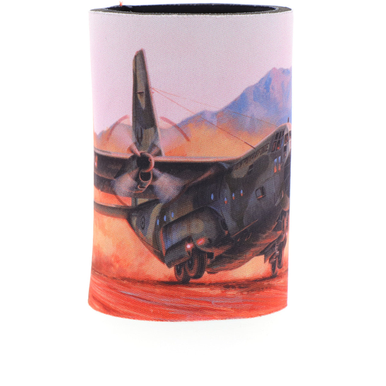 he durable neoprene material ensures that your drinks stay cold for hours, while the beautiful artwork depicting the C-130 Hercules adds a touch of style to your mornings. This cooler is perfect for sharing with family and friends. Don't miss out on this unique piece from the Iconic Aviation Collection. www.defenceqstore.com.au