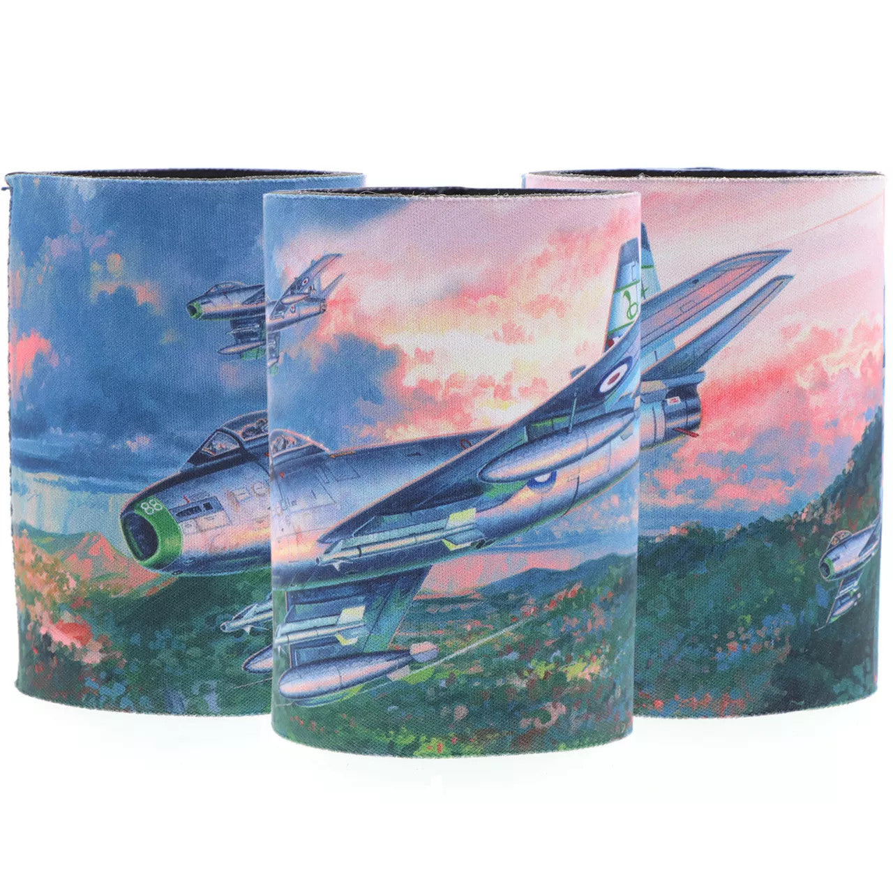 With a beautiful depiction of the CA-27 Sabra Mk. 32 fighters during their time at Ubon, this eye-catching cooler is perfect for keeping your drinks cold. Limited to only 1000 worldwide, it is a rare find that is sure to impress. Made from durable neoprene, this cooler captures the aircraft perfectly with schematics and limited edition details inside. www.defenceqstore.com.au