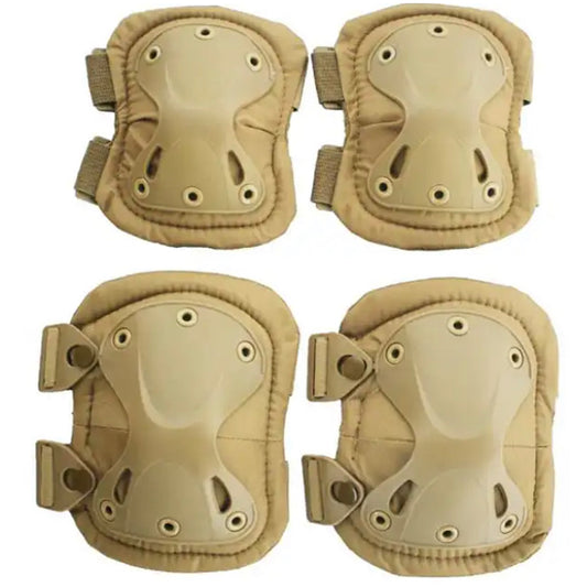 Experience the military lifestyle with our elbow & knee set - allowing you free range of motion without sacrificing protection. Crafted from durable nylon and high-impact polymer for lightweight protection and low drag, www.defenceqstore.com.au