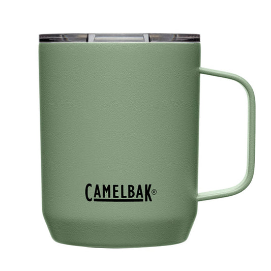 The strong and durable 350ml Camp Mug is constructed in double-walled, vacuum-insulated stainless steel with a powder coat finish, keeping it looking good on the outside and piping hot on the inside. The tri-mode tumbler lid slides open for flow control and is spill-resistant. A non-slip silicone pad on the base provides a soft landing on surfaces to avoid scratches and spills. Dishwasher safe and free of BPA, BPS, and BPF. www.defenceqstore.com.au