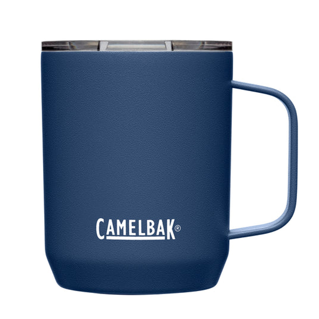 The strong and durable 350ml Camp Mug is constructed in double-walled, vacuum-insulated stainless steel with a powder coat finish, keeping it looking good on the outside and piping hot on the inside. The tri-mode tumbler lid slides open for flow control and is spill-resistant. A non-slip silicone pad on the base provides a soft landing on surfaces to avoid scratches and spills. Dishwasher safe and free of BPA, BPS, and BPF. www.defenceqstore.com.au