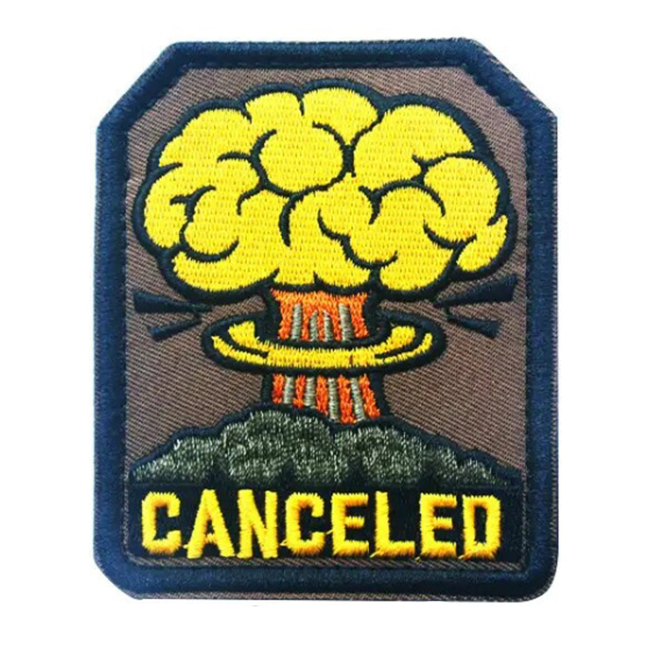 Canceled Upright Embroidery Patch Hook & Loop – Defence Q Store