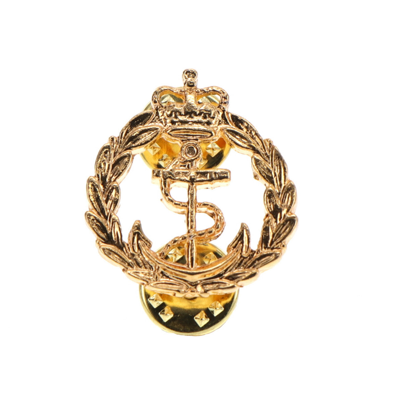 &nbsp;This gold beret badge is perfectly sized and ready for wear or to add to your collection. Crafted from gold-plated zinc alloy, this badge shines with a brilliant gold colour. It is designed to fit perfectly on any beret and is a must-have for any Chief Petty Officer. www.defenceqstore.com.au