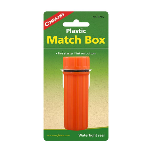 Coghlans Plastic Match Box Orange