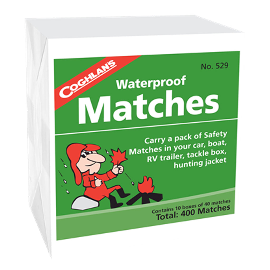 Approximately 40 wooden matches in each pocket size box. These safety matches cannot light accidentally, they must be struck on the waterproof striker surface on box. Ideal for hunters, fishermen, campers or outdoor workers. www.defenceqstore.com.au