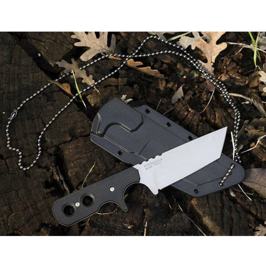 Cold Steel’s Mini Tac Neck Knives are so slim and lightweight they can be comfortably worn practically 24 hours a day! With their rugged Secure Ex sheaths, specially designed to snugly retain the knife while allowing a speedy draw, they can perform as a handy utility or camp blade, every day carry knife or rescue tool. www.defenceqstore.com.au