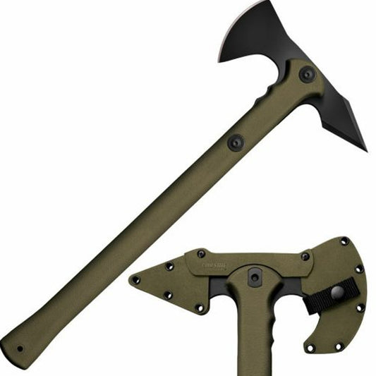 The Cold Steel Trench Hawk features a sharp cutting edge and wedge-style spike, offering numerous tactical “options” for our nation’s modern warriors. www.defenceqstore.com.au