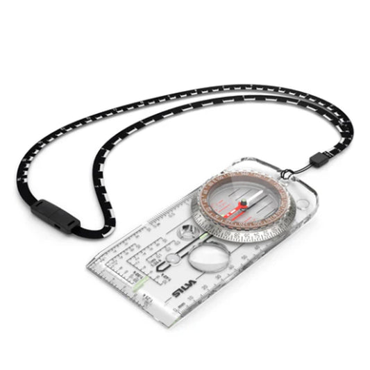 The Compass 3E has a durable design to withstand challenging weather conditions. The compass features a liquid-filled compass housing with a sapphire jewel bearing and a high-quality steel needle for precise navigation. It has a magnifying lens and luminous markings that enable night navigation. With graduations in mils and degrees (6400/360), Romer scales for positioning and a distance lanyard the Compass 3E is a reliable navigation tool for your adventures. www.defenceqstore.com.au