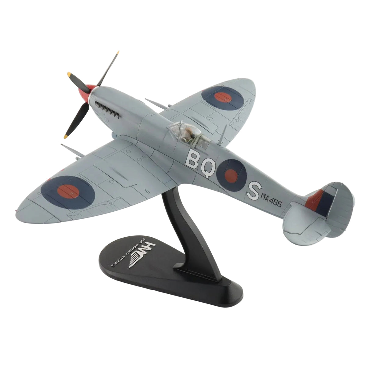 The Mk. IX replaced the Mk. V in June 1942 and on September 12, 1942 a Mk. IX brought down a Ju-86R flying at 43,000 feet. Another major achievement of the Mk. IX took place on October 5, 1944 when 401 Squadron became the first allied aircraft to shoot down an Me-262 jet. www.defenceqstore.com.au