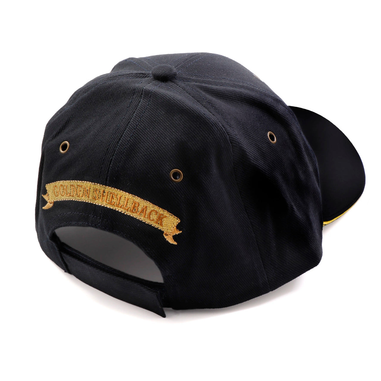 Embrace the allure of maritime tradition with the Crossing the Line Golden Shellback Cap. This exceptional cap is a tribute to the age-old custom of 'Crossing the Line' ceremonies, a practice that has its roots in seafaring legends of ancient times and has been proudly embraced by the Royal Australian Navy. www.defenceqstore.com.au