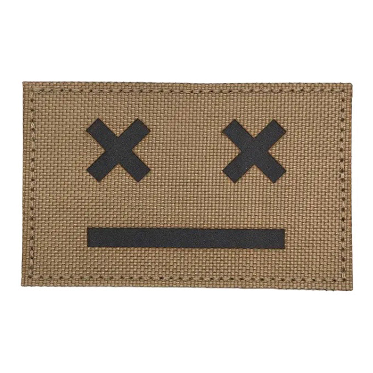 Dead Laser Cut Tan Patch Hook & Loop.   Size: 8x5cm www.defenceqstore.com.au