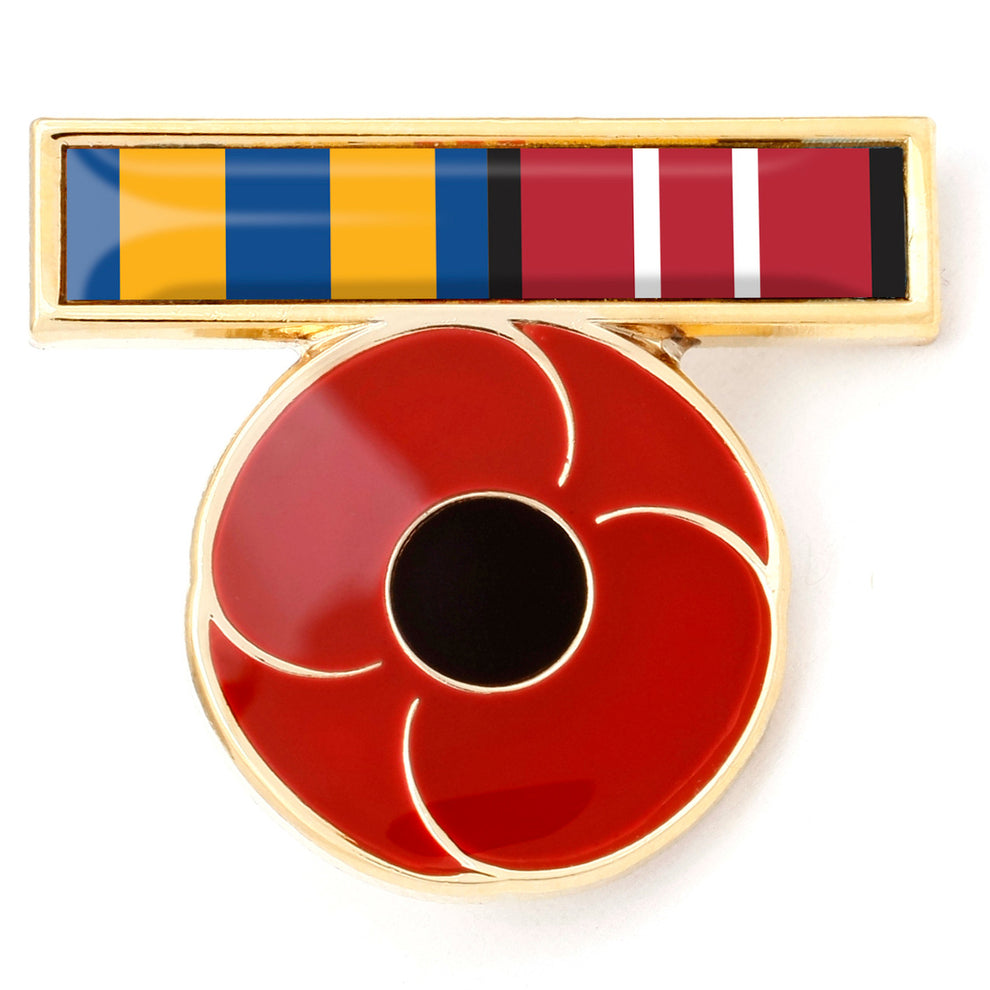 DFSM & ADM Ribbon Poppy Lapel Pin – Defence Q Store