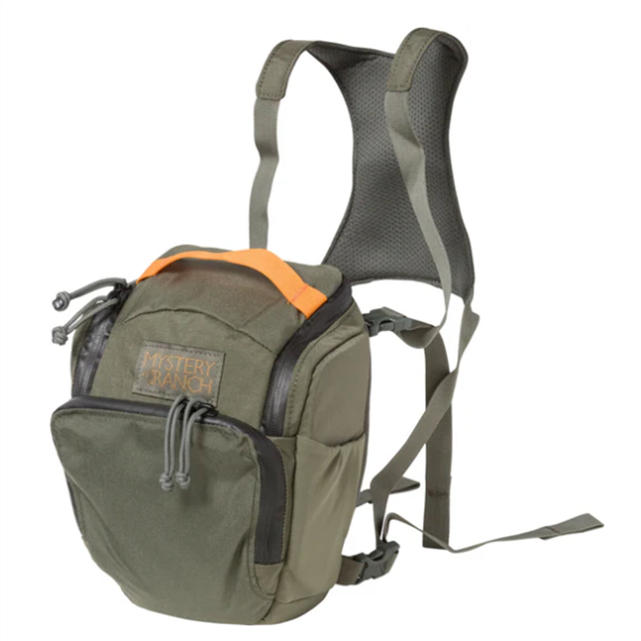 With an adjustable internal partition, mesh pouches, and a front zippered pocket, our DSLR CHEST RIG makes it safe and easy to transport your photo gear. It includes a harness, straps to mount it to your backpack harnessing, and a shoulder strap, giving you three carry options. It is also compatible with the MYSTERY RANCH Bear Spray holster and Quick Draw Side Arm holster to protect you during those off-the-grid outings. www.defenceqstore.com.au