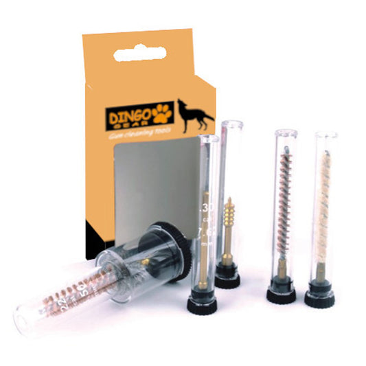 The Dingo Gear .30 calibre Rifle 5 piece Brush Set has the brushes you need. Each brush comes in its own plastic cylinder for safe and clean storage. www.defenceqstore.com.au