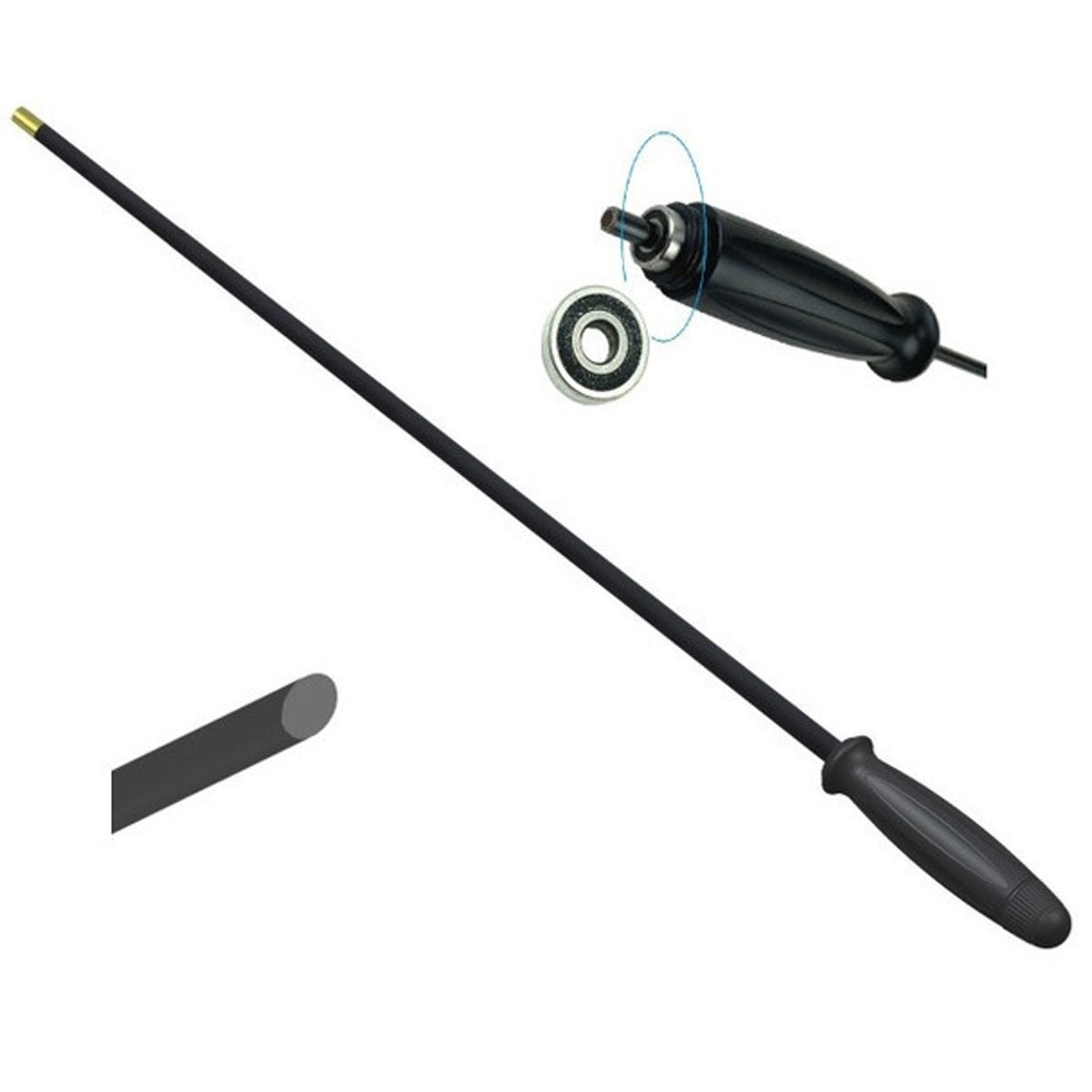 Rod Rotating Handle Dingo Gear Rod Carbon Fiber 8mm 10In Pistol Rotating Handle – Defence Q ...