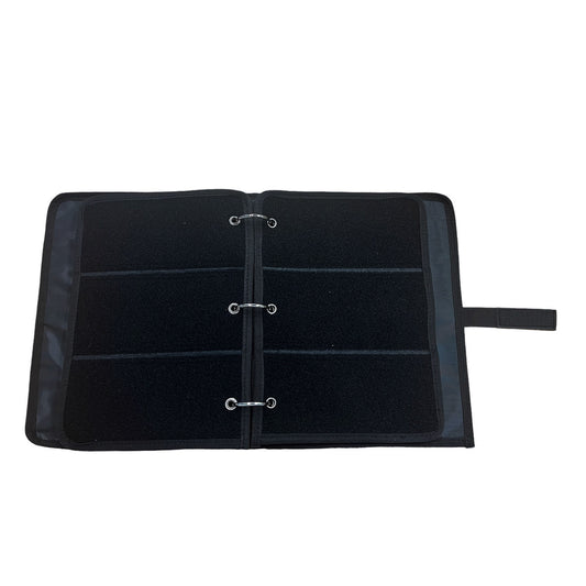 Showcase your patch collection in style with this premium display folder. Keep your hard-earned Velcro patches organized and protected across 10 full pages(5 individual back to back). www.defenceqstore.com.au