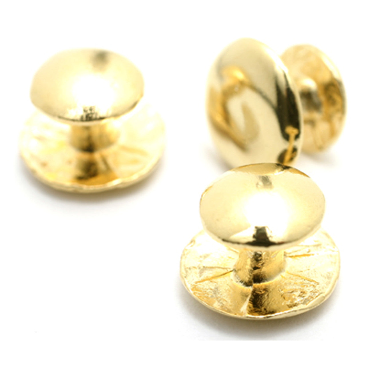 This set of 3 Dress Studs in Gold are perfect for your Mess Uniform. They are crafted with metal for durability, ensuring they will last. The standard size and elegant gold colour make them suitable for any occasion. Enjoy wearing a sophisticated accessory to your Mess Uniform. www.defenceqstore.com.au