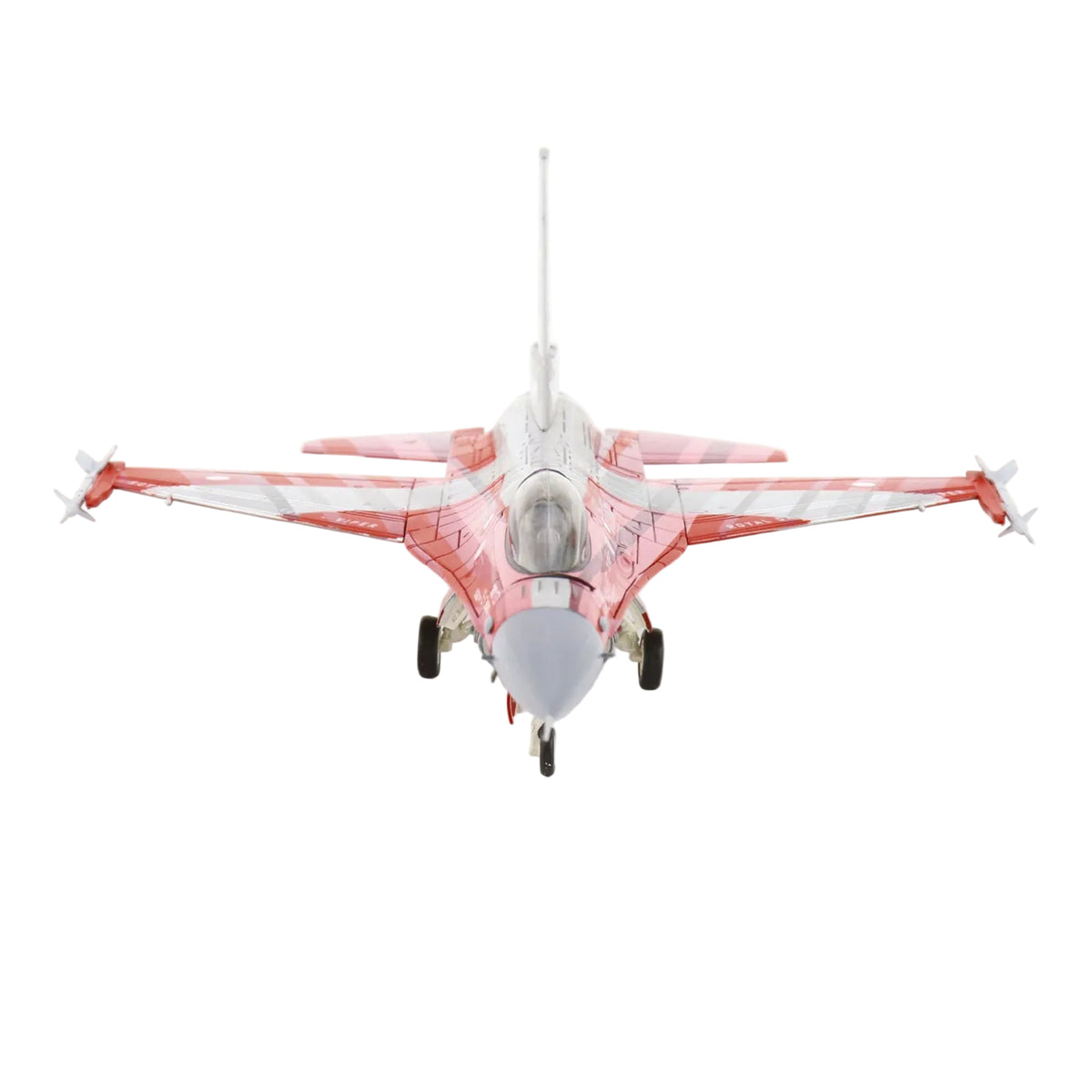 The F-16 Fighting Falcon was produced by General Dynamics who became Lockheed who then merged with Martin Marietta to become Lockheed Martin. The F-16 entered service in January 1979 as a multi-role jet fighter that evolved into an all-weather multi-role aircraft capable of sustaining 9-g turns. www.defenceqstore.com.au