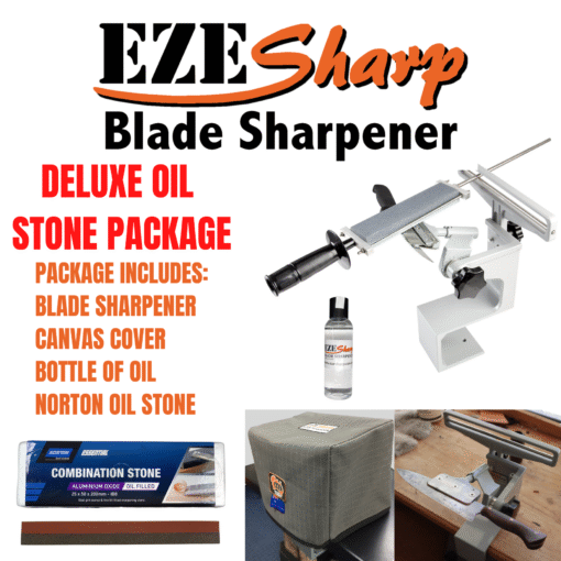 The EZESharp Blade Sharpener works by clamping the blade to be sharpened in a rotatable vice-like clamping jig with Degree Angle Adjustments. This is the recommended setup for most blades types but if wanting to sharpen cleavers, garden shears or blades longer than a standard full-sized chef blade. www.defenceqstore.com.au