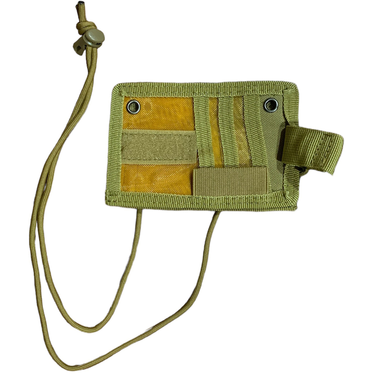 Elevate your tactical gear with the Elite Tactical MOLLE Capable ID Holder in Coyote. Its convenient front ID window and MOLLE compatibility make it the perfect accessory for attaching to your equipment or wearing around your neck. With space for a pen and three separate card slots in the back, this holder offers added security for your valuables. The tear away front ID holder and included paracord with toggle add a rugged and functional touch. www.defenceqstore.com.au