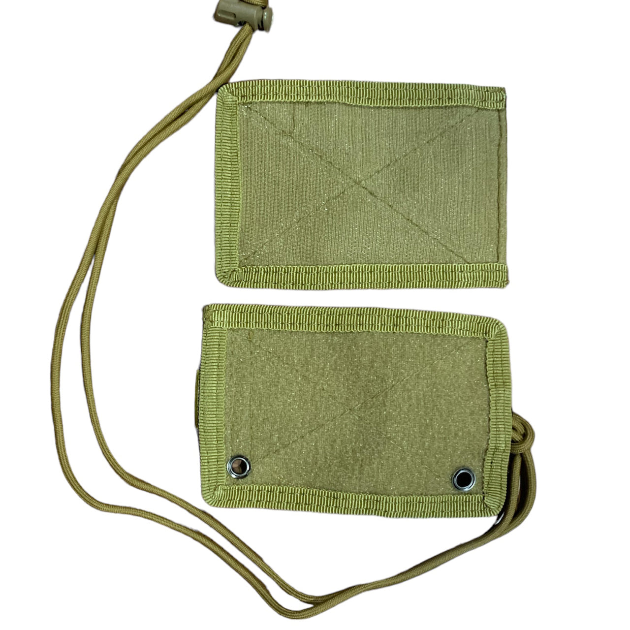 Elevate your tactical gear with the Elite Tactical MOLLE Capable ID Holder in Coyote. Its convenient front ID window and MOLLE compatibility make it the perfect accessory for attaching to your equipment or wearing around your neck. With space for a pen and three separate card slots in the back, this holder offers added security for your valuables. The tear away front ID holder and included paracord with toggle add a rugged and functional touch. www.defenceqstore.com.au