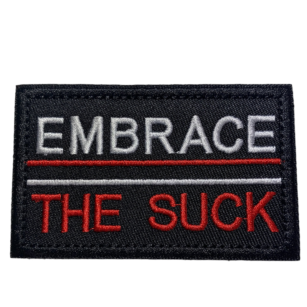 Be captivated by the Embrace The Suck Embroidery Velcro Backed Morale Patch, measuring a compact 8x5cm. Don't underestimate its potential - it's the ideal addition to any outfit or accessory. Place your order now and unlock endless possibilities! www.defenceqstore.com.au