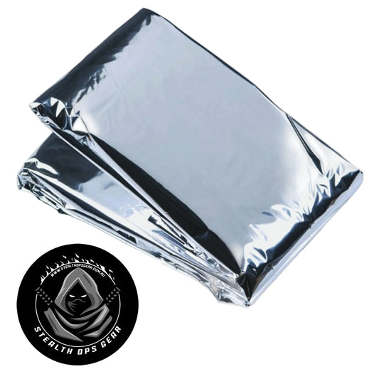 When survival matters, every gram counts. This emergency blanket is your compact lifeline—lightweight enough to slip into a pocket, yet powerful enough to reflect your body heat and keep you alive in harsh conditions. www.defenceqstore.com.au