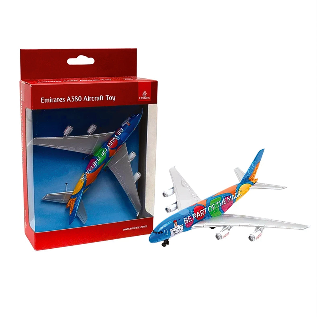 In 2020, Emirates celebrated their home city, Dubai with a bright livery design specially created for the Dubai Expo 2020. Decorated in orange, green, and blue, the colors represented the three themes of the event: Opportunity, Sustainability, and Mobility. www.defenceqstore.com.au