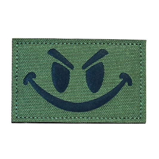 Make a bold statement with the Evil Smile Laser Cut Tan Patch. This striking 8x5cm patch features laser-cut precision detailing that demands attention. Backed with both hook and loop fasteners, it's ready to attach to tactical gear, backpacks, or uniforms instantly.  www.defenceqstore.com.au