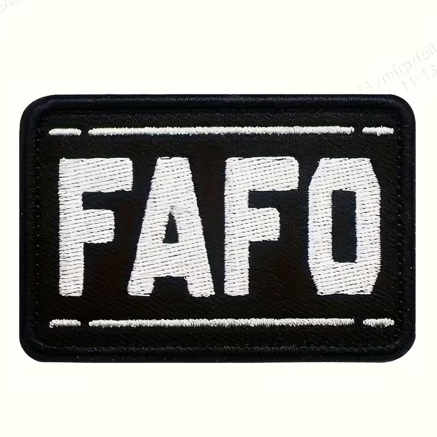 Unleash your creativity with the FAFO Embroidery Patch Plain Backed Sew On&nbsp;! Measuring 8x5.5cm and featuring a beautifully embroidered design ready to sew onto your gear, this patch is a must-have for any collector. www.defenceqstore.com.au