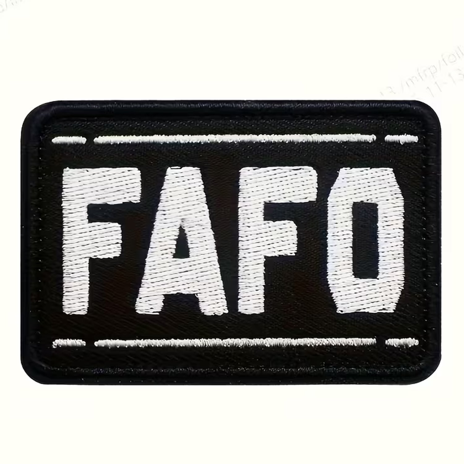Unleash your creativity with the FAFO Embroidery Patch Plain Backed Sew On&nbsp;! Measuring 8x5.5cm and featuring a beautifully embroidered design ready to sew onto your gear, this patch is a must-have for any collector. www.defenceqstore.com.au