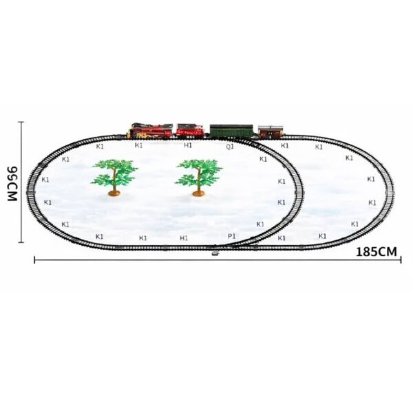 Bring festive cheer to your layout with this detailed Christmas-themed steam train diorama set, featuring realistic lights, steam effects, and a charming scenic environment for a magical holiday display! www.defenceqstore.com.au