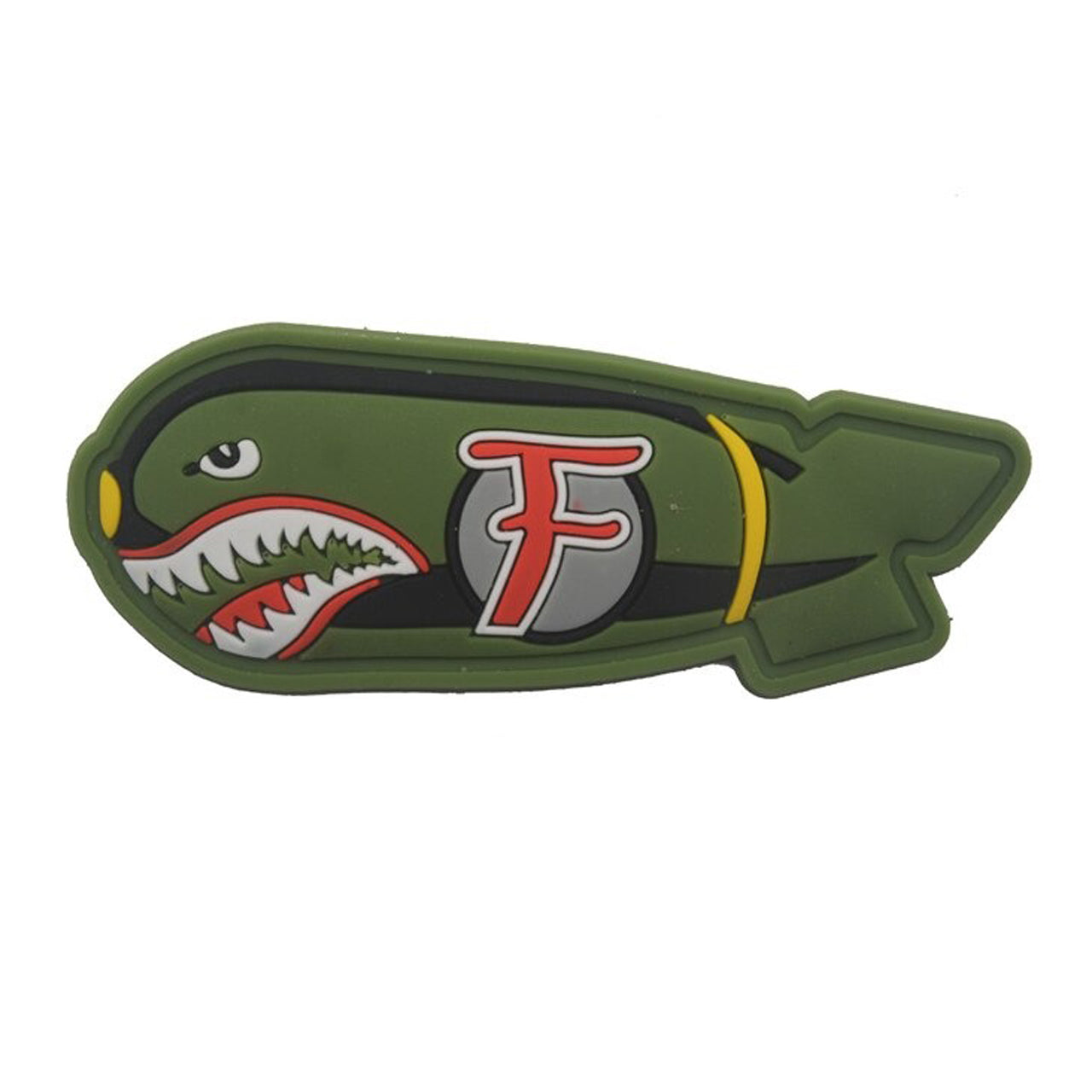 Enhance your field gear, jackets, shirts, pants, jeans, hats, and patch boards with our vibrant F Bomb Shark PVC Patch. www.defenceqstore.com.au