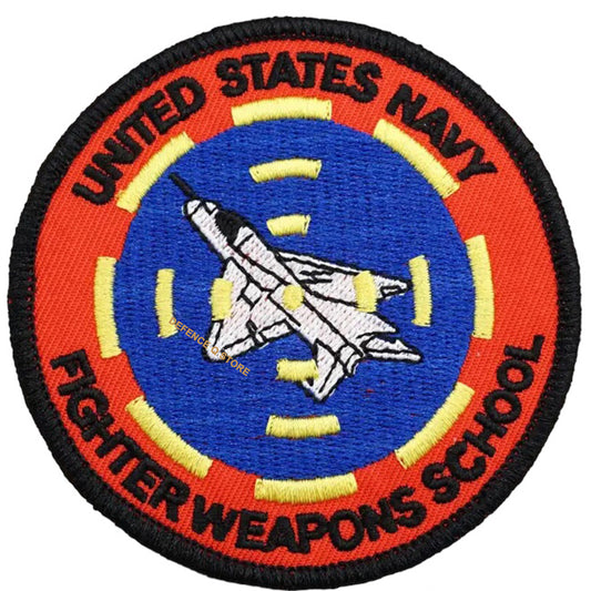 Elevate your gear to the next level with the Fighter Weapons School Embroidery Velcro Backed Morale Patch. Easily attach it to any piece of field gear, clothing, or create a unique patch display! Infuse some fun and spookiness into your style today.  Size: 8cm www.defenceqstore.com.au