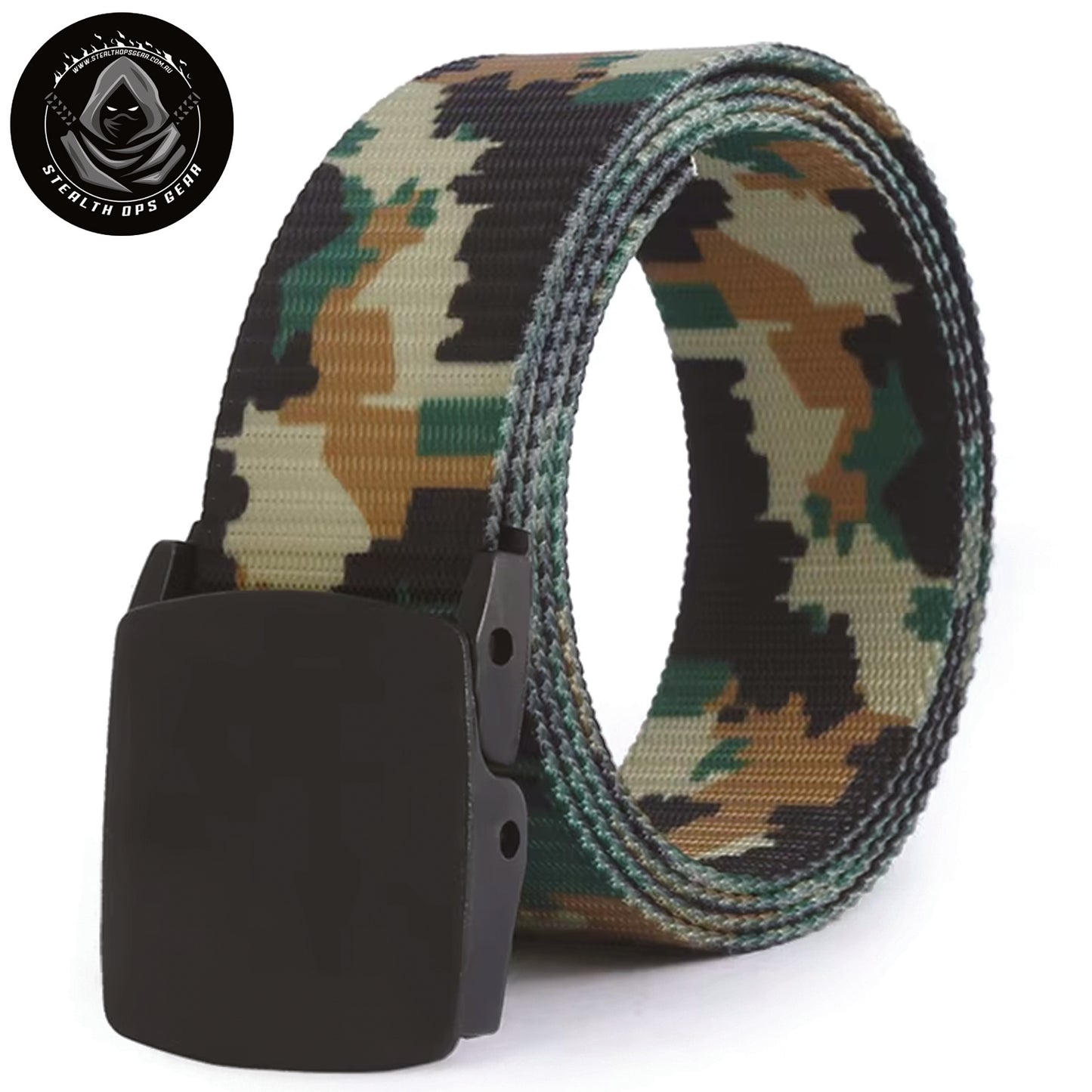 Nothing worse than having to take your belt off at the airport, this belt is the solution as it has no metal in it's design and is very solid and sturdy.&nbsp; This is also a good belt for out in the field as it sits really tight when done up unlike other non clipped belts that can lengthen when worn over time. www.defenceqstore.com.au