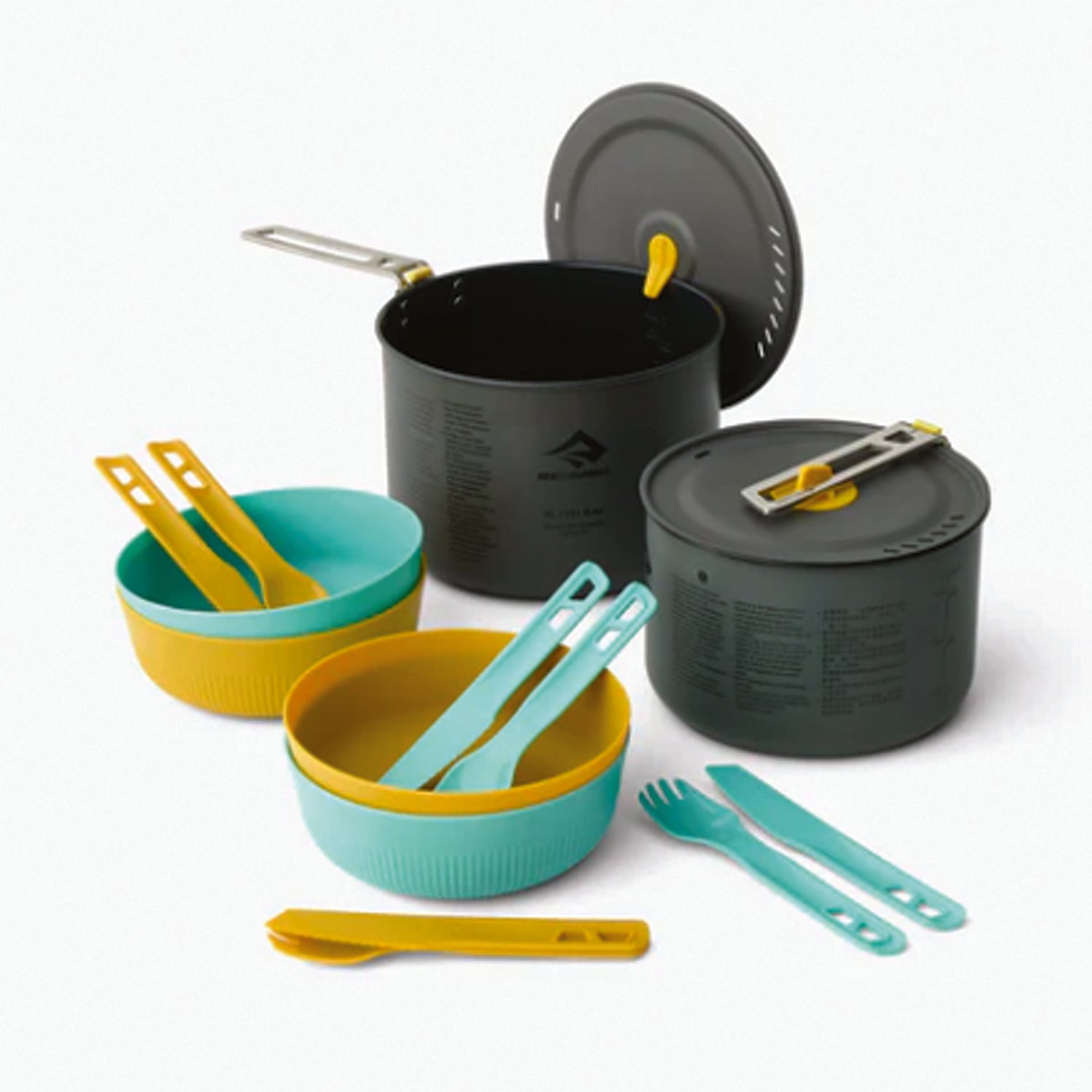 The Frontier Ultralight Two Pot Cookset includes a 2L and 3L Frontier Pot teamed with our ergonomic Passage Collection bowls and cutlery to form the base of the best lightweight camp kitchen setup available. www.defenceqstore.com.au