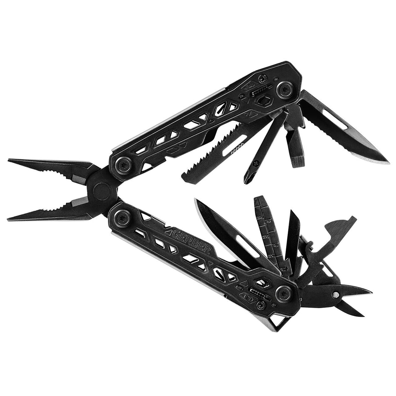 Now in blacked out! The Truss is an all-inclusive multi-tool, with 17 tools built to the exacting needs of the professional user in a size-conscious design. This full size multi-tool aims to remove excess heft while keeping all of the functionality. The result is a professional-grade multi-tool that bridges the gap between the problem and the solution. www.defenceqstore.com.au