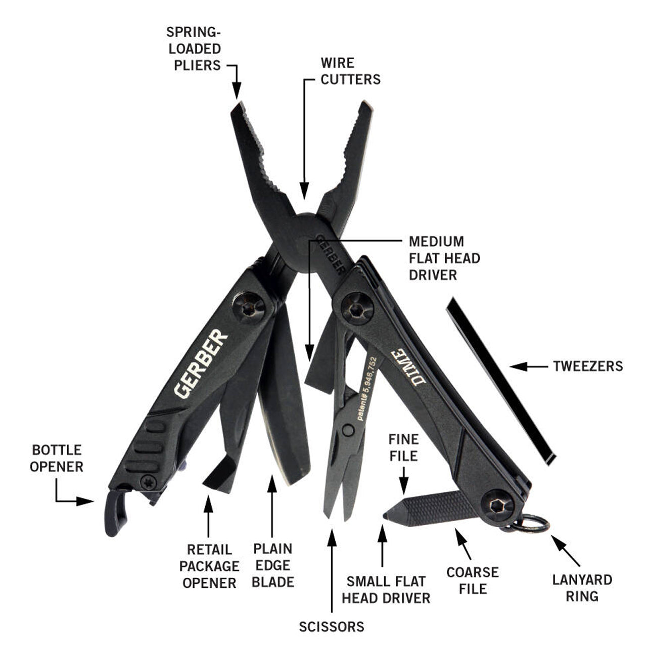 The idea is simple: always be prepared. The Dime is a mini multi-tool with an impressive list of features, ensuring you are ready for anything. This butterfly open tool fits on your keychain yet has 12 useful tools. Available in multiple colors and a bladeless version as well. www.defenceqstore.com.au