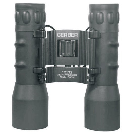 The GERBER Pocket 12x32 is the perfect balance between power and portability. With a larger 32mm objective lens and a strong 12x zoom, this model offers noticeably brighter and sharper viewing than smaller pocket binoculars, while still remaining compact enough to take anywhere. www.defenceqstore.com.au