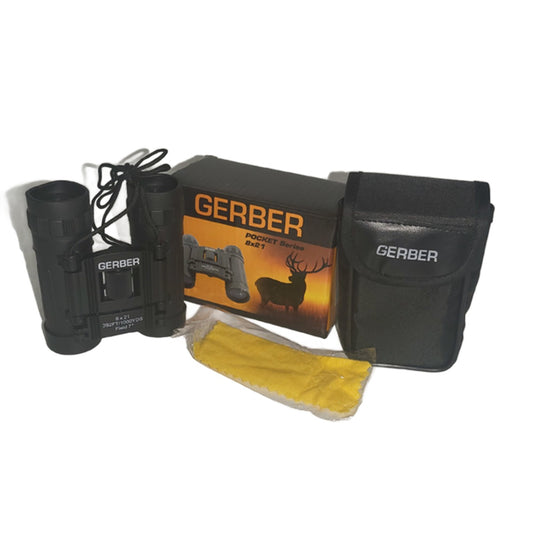 The Gerber 8x21 Binocular is made for action! This binocular has a rubber non-slip grip exterior and is compact and light enough to be taken anywhere – from sports events to bird watching! Weighing a light 160g the Gerber 8x21 binocular folds up for storage inside a shirt pocket, handbag or vehicle glovebox. www.defenceqstore.com.au