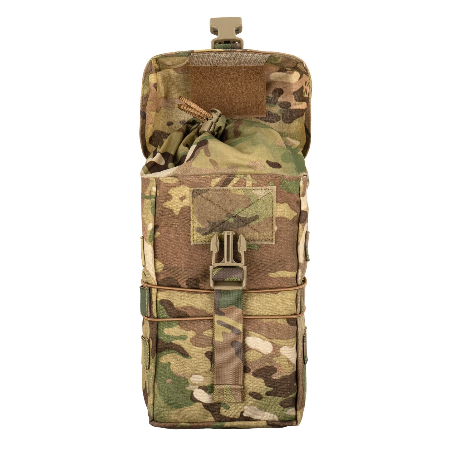 Sized to carry a full ration pack, 2-litre water bottle, or essential sustainment and cold weather items, the GP RATS 2L mounts securely to any PALS-compatible platform. It integrates particularly well with packs, providing clean, accessible external storage for equipment that needs to be reached quickly. www.defenceqstore.com.au