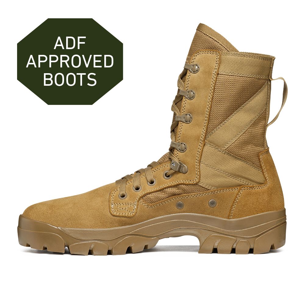 Introducing the Garmont T8 Bifida Combat Boot - the ultimate tactical boot for those who demand comfort, protection, and performance in any terrain. Whether you're trekking through mud-soaked trails or scaling sheer rock faces, this boot is designed to exceed your expectations. www.defenceqstore.com.au