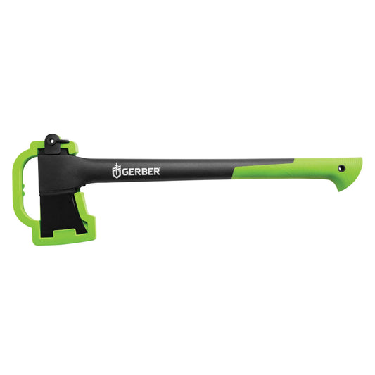 Light in the handle and tough in the blade, the 23.5" Axe delivers a solid, easy swing with superior control. A new black PTFE coating on the blade ensures it slices through wood without sticking and a forged head that splits wood evenly. A chop that is up to three times deeper than average. www.defenceqstore.com.au